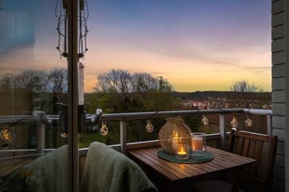 Balkong eller utsiktsbild