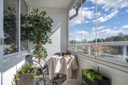 Balkong eller utsiktsbild