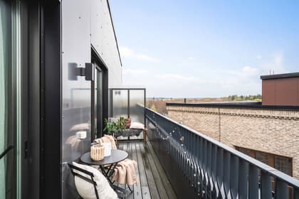 Balkong eller utsiktsbild