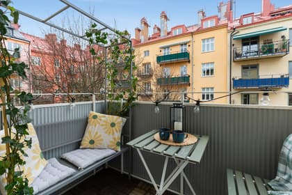 Balkong eller utsiktsbild