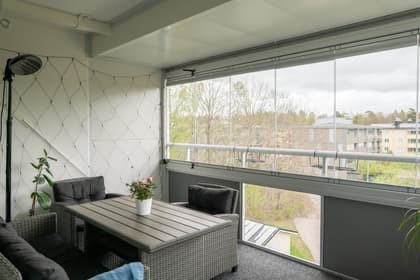 Balkong eller utsiktsbild