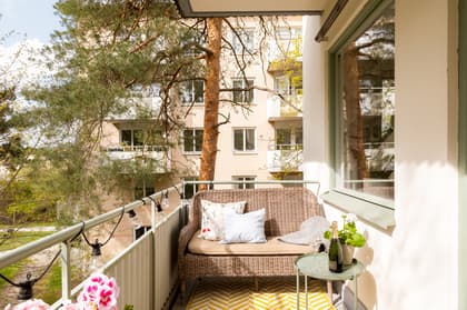 Balkong eller utsiktsbild