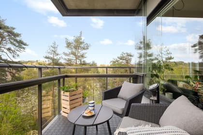 Balkong eller utsiktsbild