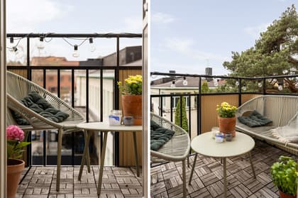 Balkong eller utsiktsbild