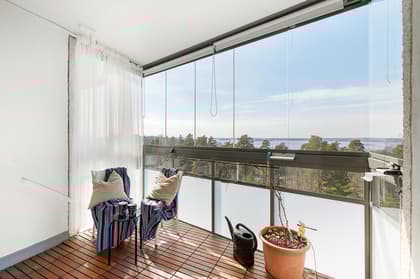 Balkong eller utsiktsbild