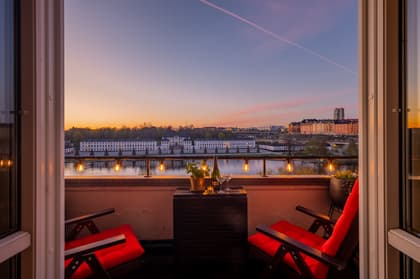 Balkong eller utsiktsbild