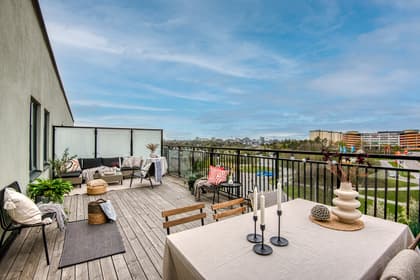 Balkong eller utsiktsbild