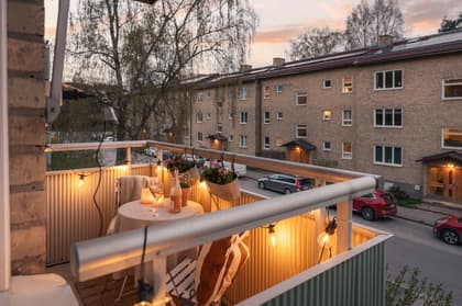 Balkong eller utsiktsbild