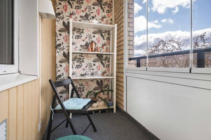 Balkong eller utsiktsbild