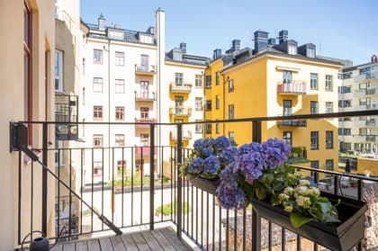 Balkong eller utsiktsbild