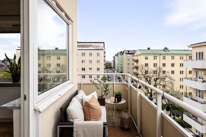 Balkong eller utsiktsbild