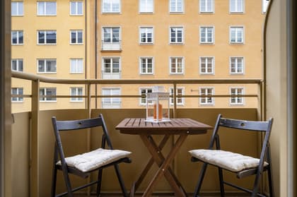 Balkong eller utsiktsbild