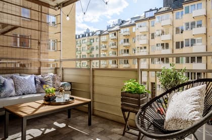 Balkong eller utsiktsbild