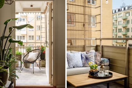 Balkong eller utsiktsbild