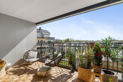 Balkong eller utsiktsbild