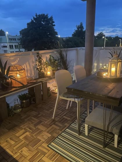 Balkong eller utsiktsbild