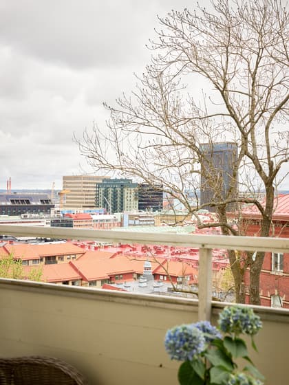 Balkong eller utsiktsbild