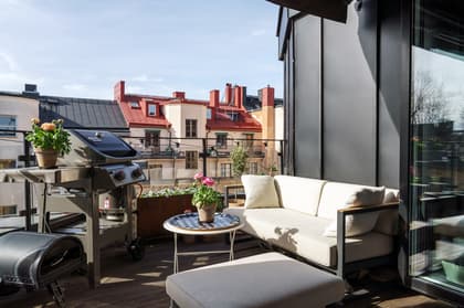 Balkong eller utsiktsbild