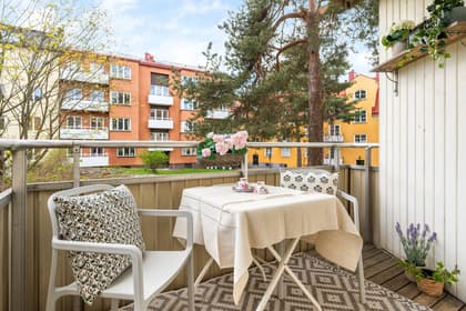 Balkong eller utsiktsbild