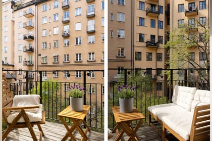 Balkong eller utsiktsbild