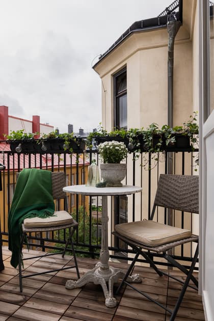 Balkong eller utsiktsbild