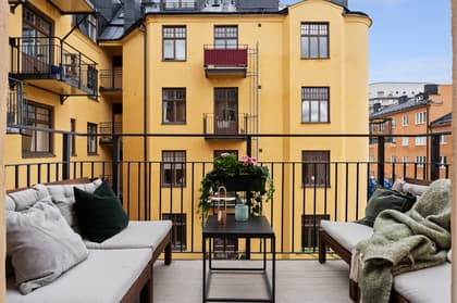 Balkong eller utsiktsbild