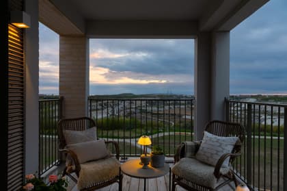 Balkong eller utsiktsbild