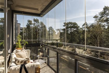 Balkong eller utsiktsbild