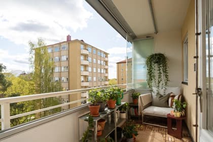 Balkong eller utsiktsbild