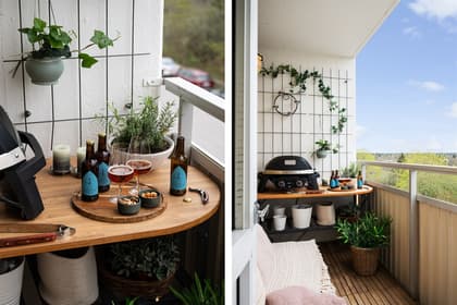 Balkong eller utsiktsbild