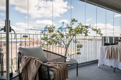 Balkong eller utsiktsbild