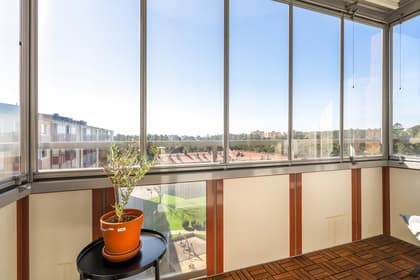 Balkong eller utsiktsbild