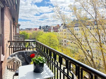 Balkong eller utsiktsbild