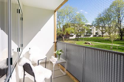 Balkong eller utsiktsbild