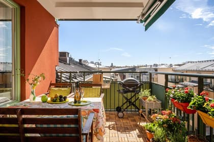 Balkong eller utsiktsbild