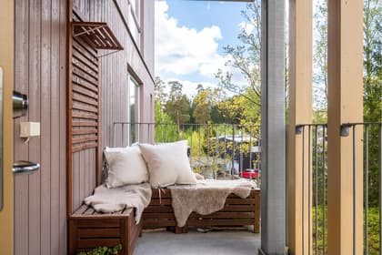 Balkong eller utsiktsbild