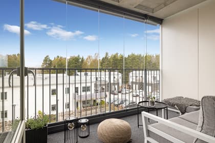 Balkong eller utsiktsbild