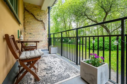 Balkong eller utsiktsbild