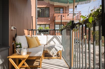 Balkong eller utsiktsbild