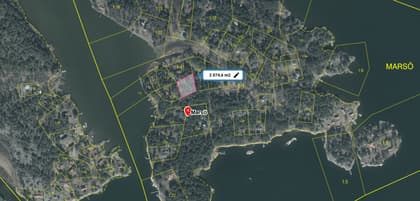 Illustrerad karta över fastigheten eller området