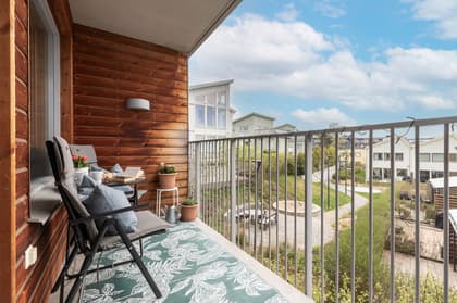 Balkong eller utsiktsbild