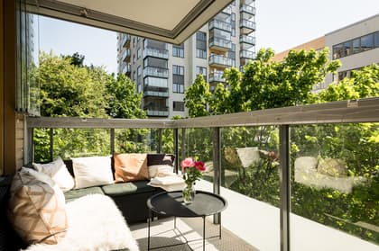 Balkong eller utsiktsbild