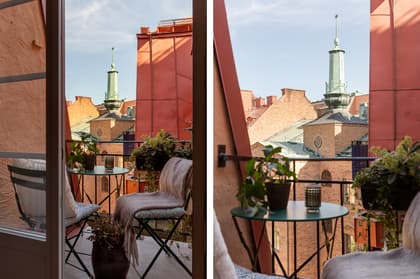 Balkong eller utsiktsbild