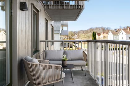 Balkong eller utsiktsbild