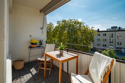 Balkong eller utsiktsbild