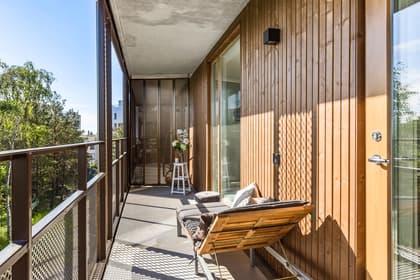 Balkong eller utsiktsbild