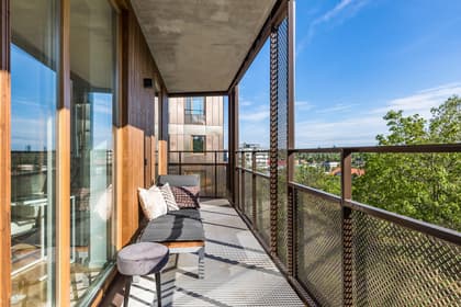 Balkong eller utsiktsbild