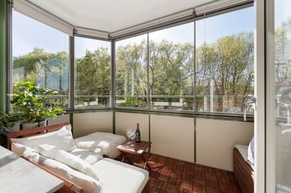 Balkong eller utsiktsbild