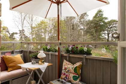 Balkong eller utsiktsbild