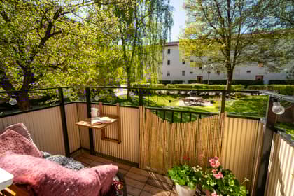 Balkong eller utsiktsbild